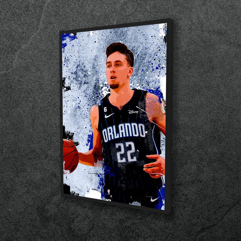 TNESSENTIAL Franz Wagner Poster Orlando Magic Framed Canvas Print Basketball Wall Art Print NBA Artwork Home Decor C153 Birthday Gift - Image 2