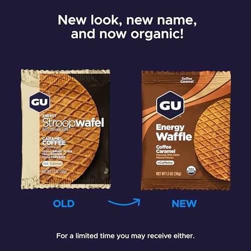 GU Energy Stroopwafel Caramel Coffee Sports Nutrition Waffle, Caffeine Included, and Kosher Dairy, On-The-Go Energy for Any Workout, 16 Count - Image 2