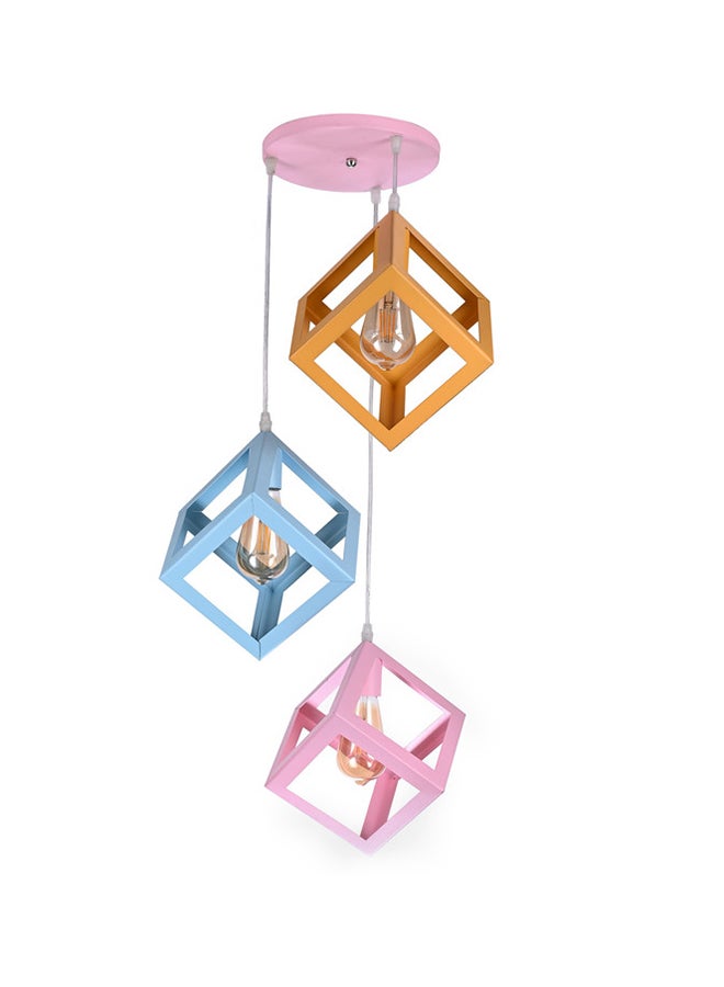 El Rawda Lighting Bura Ceiling Lamp | modern decorative LED E27 pendant light ceiling lamp hanging | suitable for any room | Color: Multicolor | Size: 70x45 cm