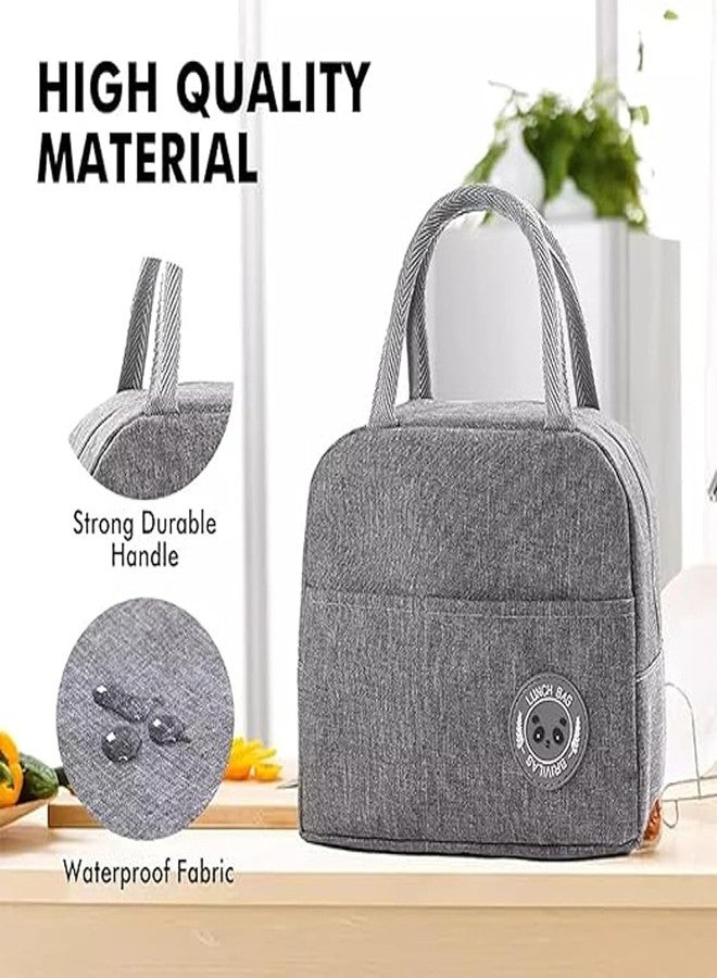 CAPSEA Insulated Office and Travel Lunch Bags Tiffin Bag, Portable and Reusable Tifin Bag, Outdoor Picnic Hot-Cold Temperature Bag for Office, College & School (Multicolor) - Image 4