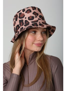 Saria Moda Saria Fashion Leopard Pattern Printed Women's Bucket Hat  - Image 3