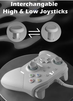 Wireless Pro Controller with Hall Effect Sensing Joystick, Compatible with Switch, Windows and Steam Deck, Turbo, Gyro Axis, Dual Shock, and Motion Control, Easy and Long Game, ALPS Joysticks, NFC( - pzsku/Z028AEEB4EC9F2D3E563FZ/45/_/1739763027/f2466954-38cc-4241-b88e-cd3b80ffedb1