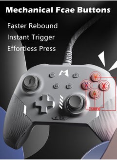 Wireless Pro Controller with Hall Effect Sensing Joystick, Compatible with Switch, Windows and Steam Deck, Turbo, Gyro Axis, Dual Shock, and Motion Control, Easy and Long Game, ALPS Joysticks, NFC( - pzsku/Z028AEEB4EC9F2D3E563FZ/45/_/1739763030/ef162dca-cd3a-4299-b4f4-11d514441f5b