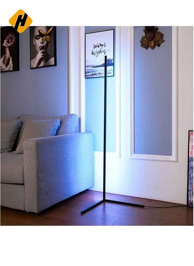 Smart RGB Floor Lamp, LED Floor Lamp Ambient Background Light, Modern Minimalism Color Changing LED Dimmable Torchiere