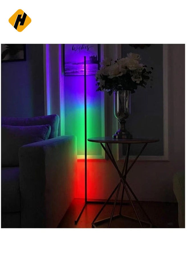 Smart RGB Floor Lamp, LED Floor Lamp Ambient Background Light, Modern Minimalism Color Changing LED Dimmable Torchiere