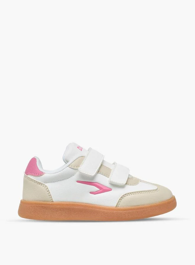 Dash WHITE Girls Hook & Loop School Sneakers for Women | Best Price UAE