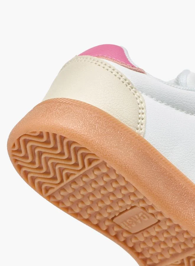 Dash WHITE Girls Hook & Loop School Sneakers for Women | Best Price UAE