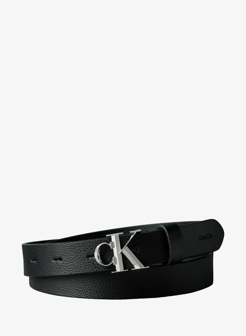 CALVIN KLEIN Buckle Pebble Strap Belt