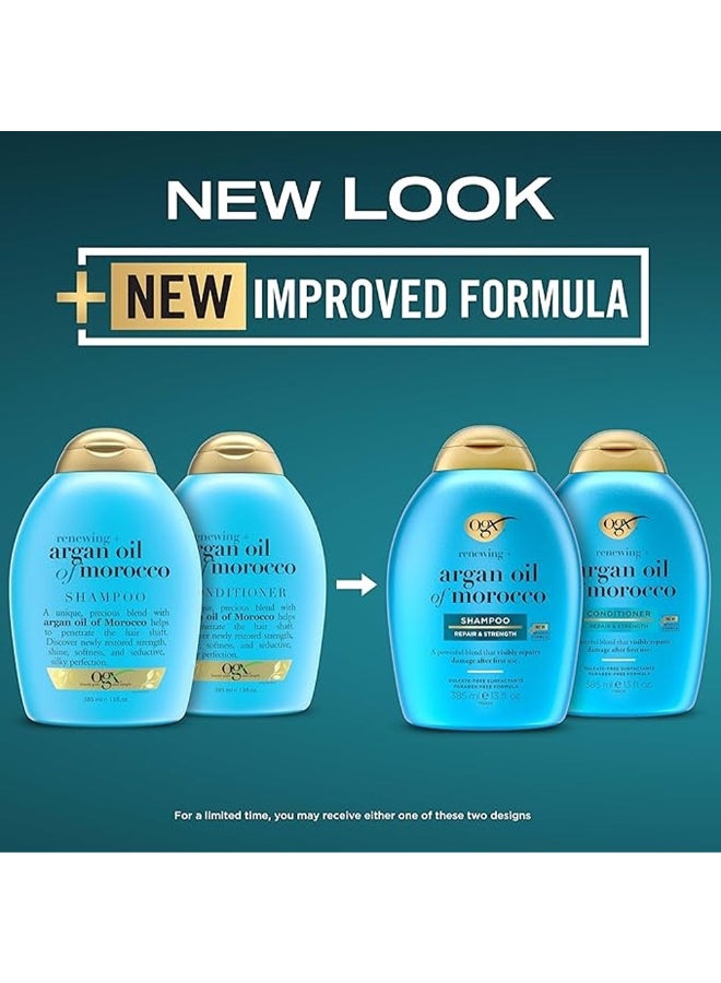 Ogx Renewing + Argan Oil Of Morocco Shampoo And Conditioner Combo Pack, 770Ml - Image 2