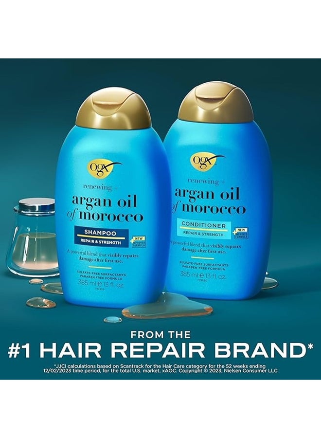 Ogx Renewing + Argan Oil Of Morocco Shampoo And Conditioner Combo Pack, 770Ml - Image 3