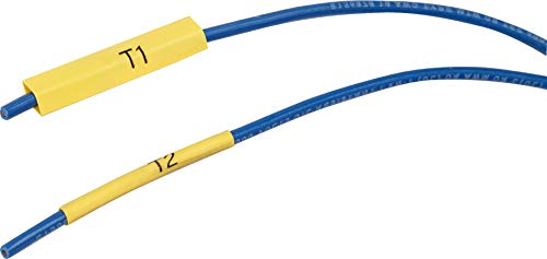 Brady Authentic (M21-375-C-342-YL) PermaSleeve Heat Shrink Tubing for Control / Electrical Panels, Wire Harness, BlackonYellow- For M210, M210-LAB, M211, BMP21-PLUS and BMP21-LAB Printers, .645"W 7'L - Image 3