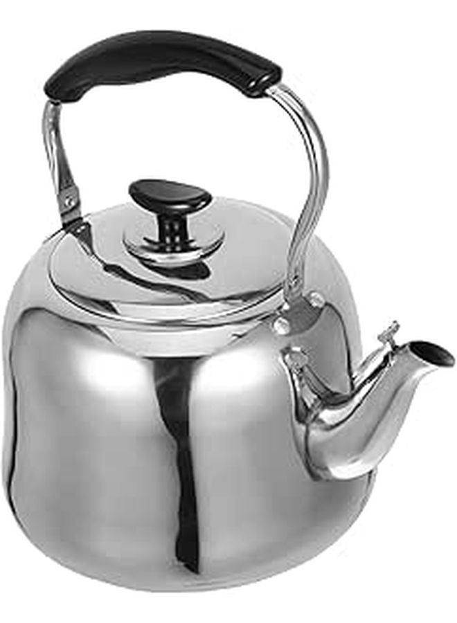 4L Stainless Steel Whistling Tea Kettle With Anti Scald Handle For Gas And Induction Cooktops - Image 1