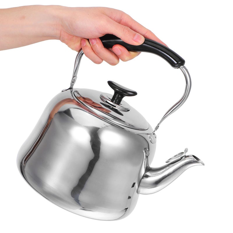 4L Stainless Steel Whistling Tea Kettle With Anti Scald Handle For Gas And Induction Cooktops - Image 5