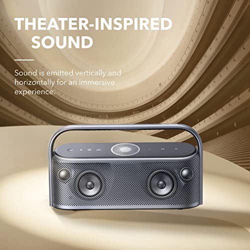 Soundcore Motion X600 Portable Bluetooth Speaker, Hi-Res Spatial Audio with Wireless 50W Sound, IPX7 Waterproof, Pro EQ, AUX-in, Portable Speaker for Home, Office, Backyard and Bathroom Use - Image 3