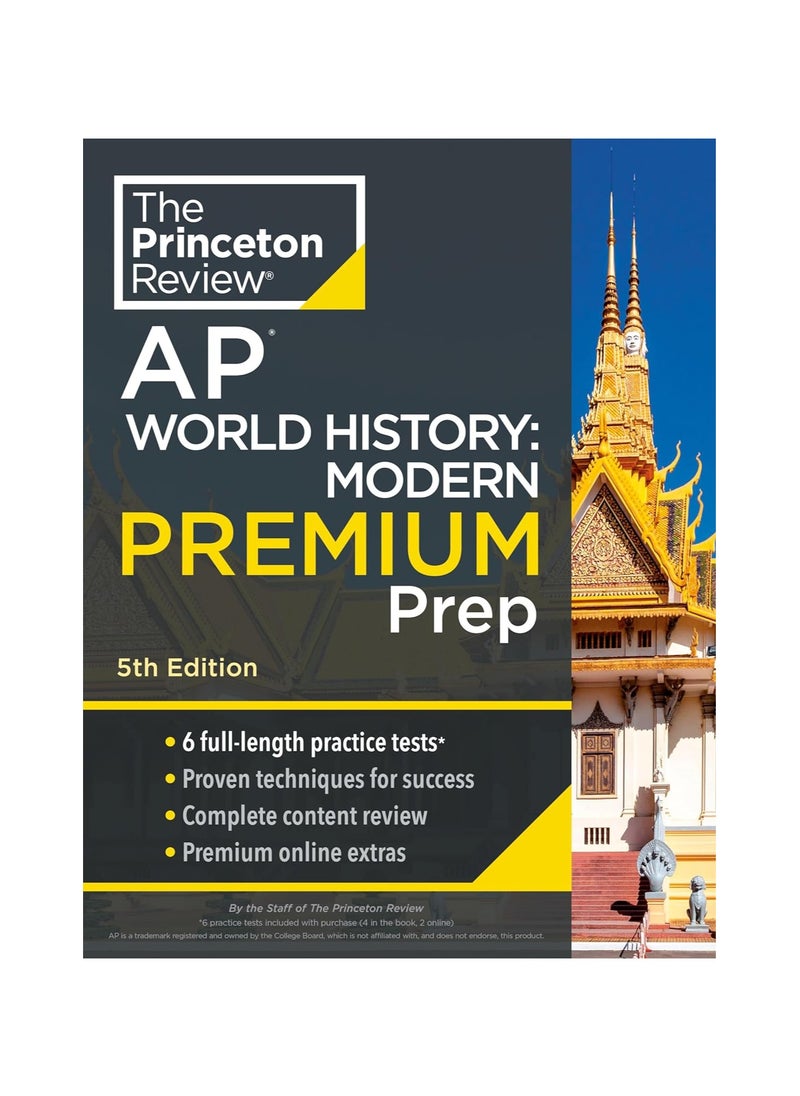 null - Princeton Review AP World History Modern Premium Prep 2024 6 Practice Tests Complete Content Review Strategies & Techniques - Image 1