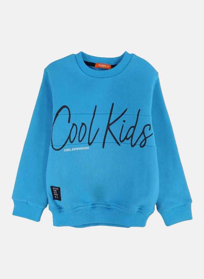 كوكا ملابس أطفال سويت شيرت قطني للأولاد – تصميم "Cool Kids" - Image 2