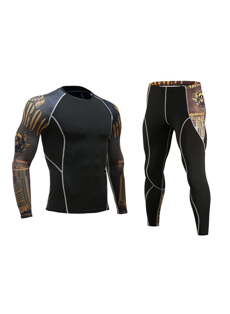 Activities Outdoor Sports Sets Tight Stretch Black  - Image 1