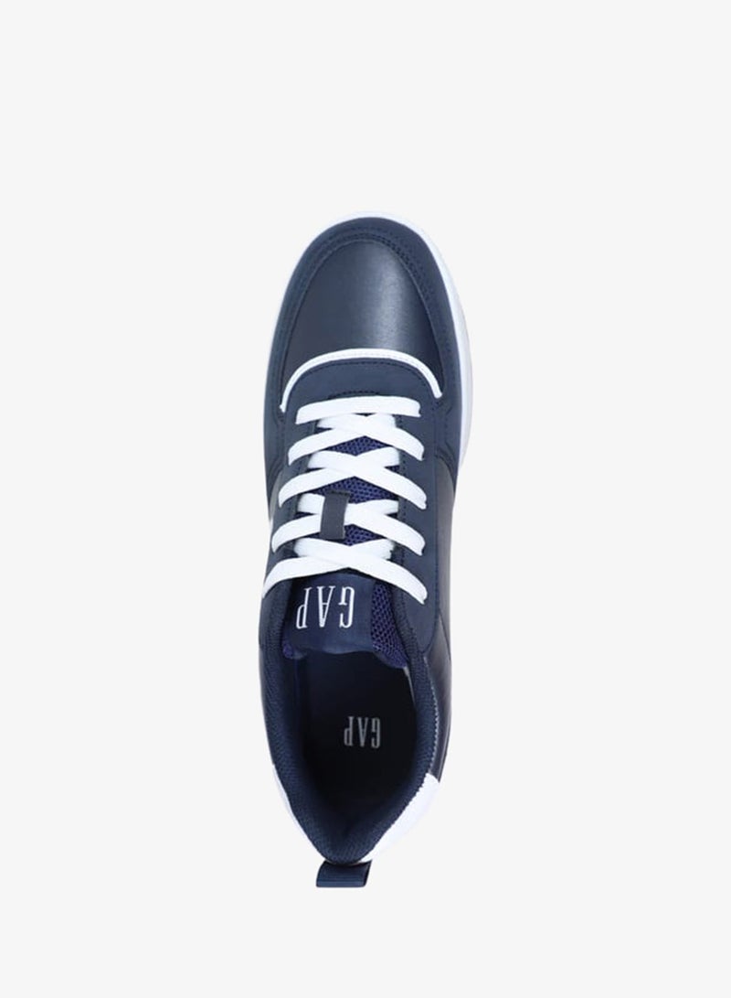 GAP Men's Logo Print Sneakers with Lace-Up Closure - BOSTON III - Image 4