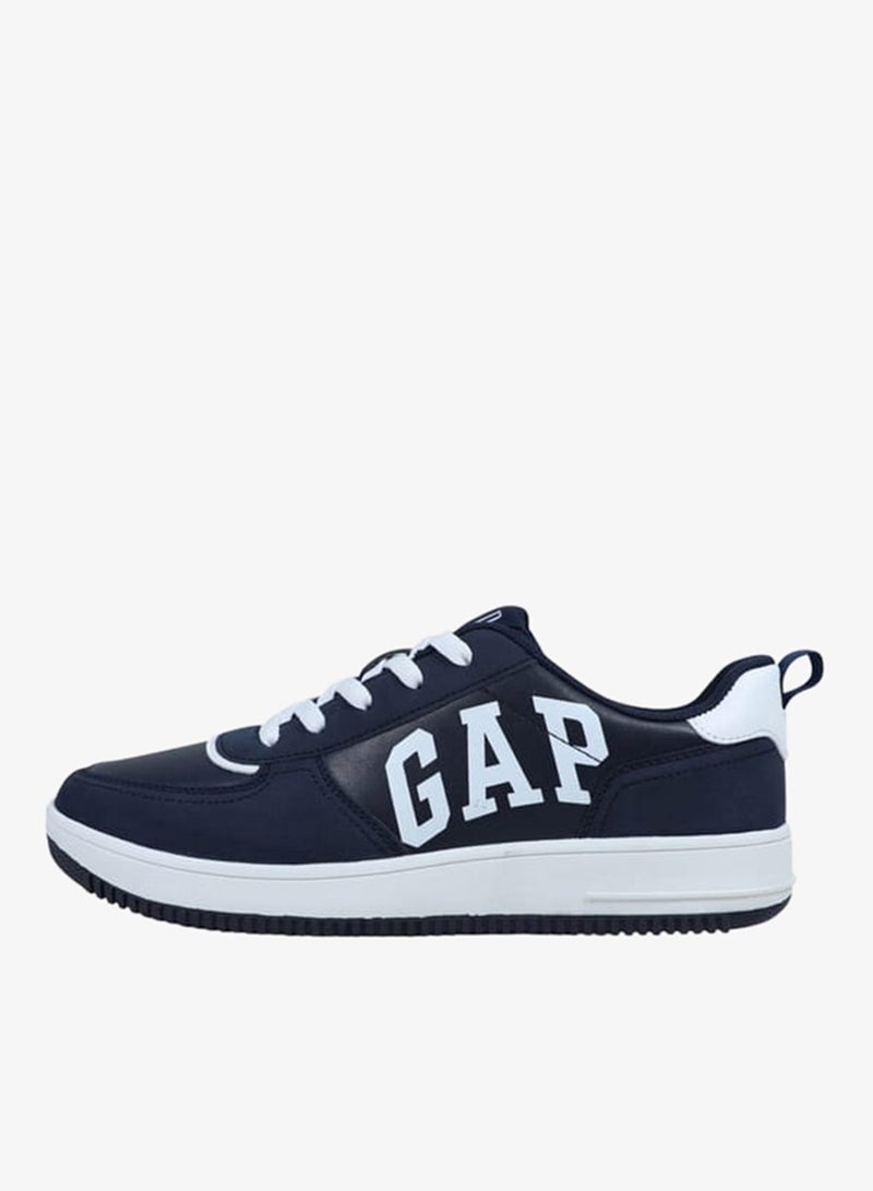 GAP Men's Logo Print Sneakers with Lace-Up Closure - BOSTON III - Image 2