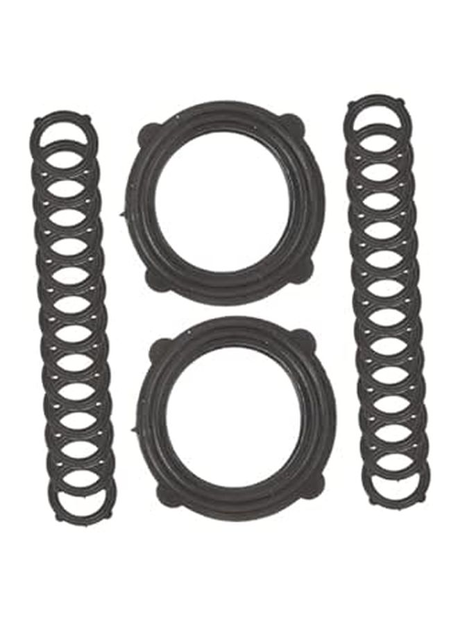 40 Pcs Heavy Duty Rubber Garden Hose Washers Seals Leak Gaskets For Outdoor Water Connections Durable Ring Design - Image 1