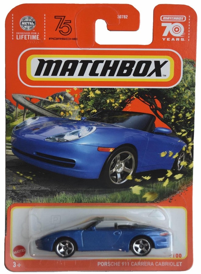 Matchbox Porsche 911 Carrera Cabriolet, Blue 79/100 - Image 2