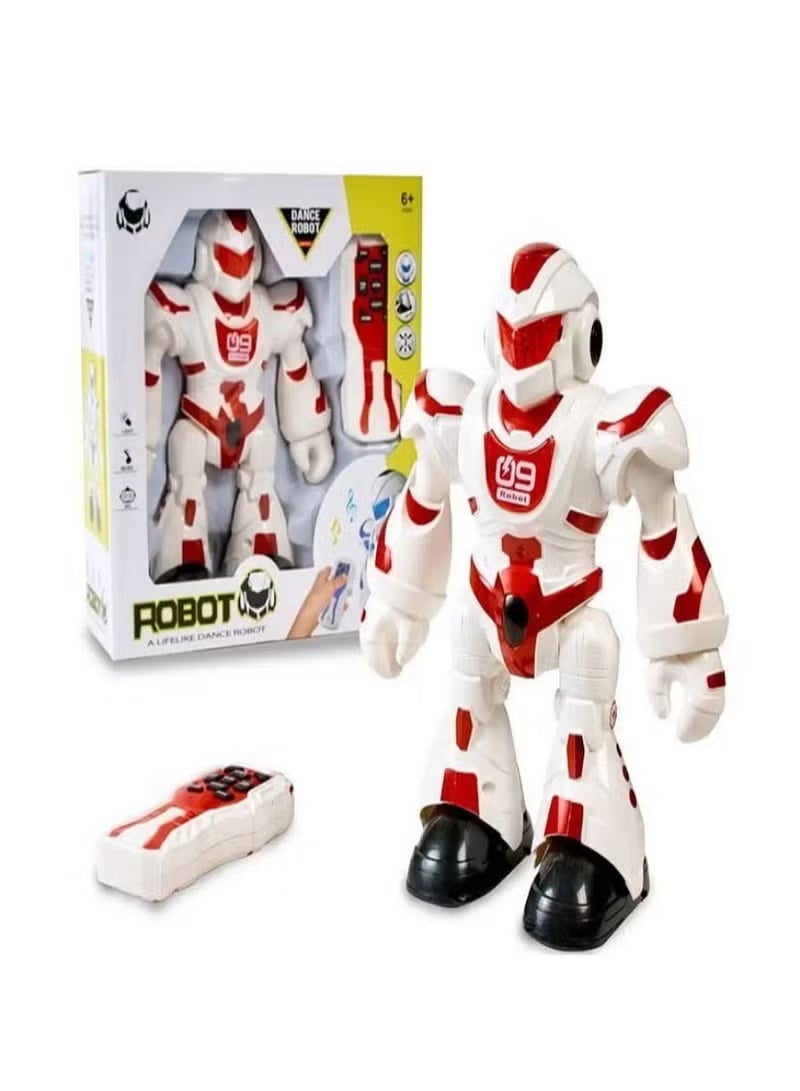 Remote Control Smart Robot Toy For Kids, Flexible Head & Arms, Dance Moves, Music And Lights, Programmable Remote Control Smart Interactive Robotic Toy - Image 1