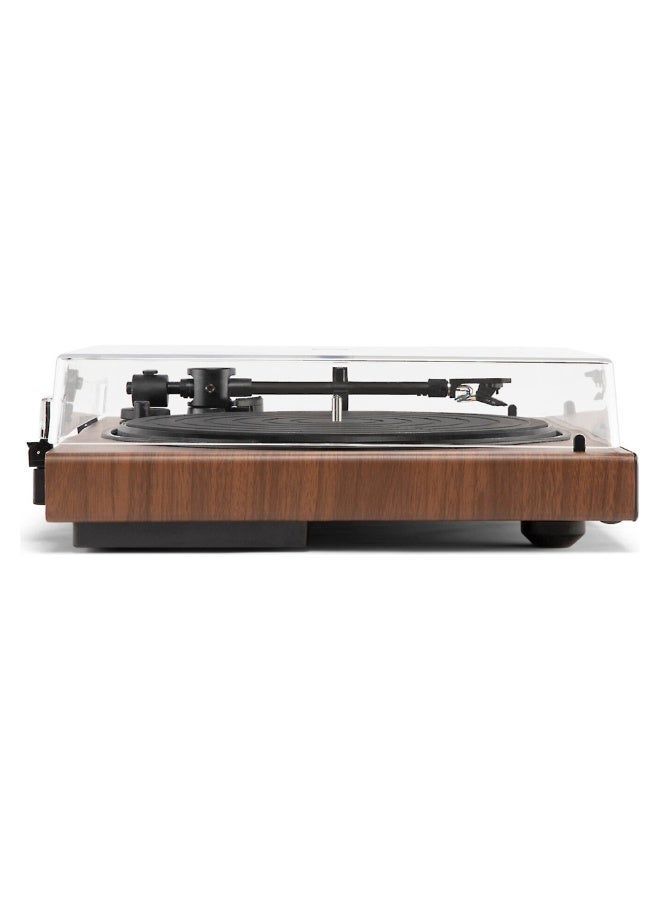 Victrola Wave Bluetooth Turntable with Auracast – 2-Speed Vinyl Record Player - Walnut - Image 4