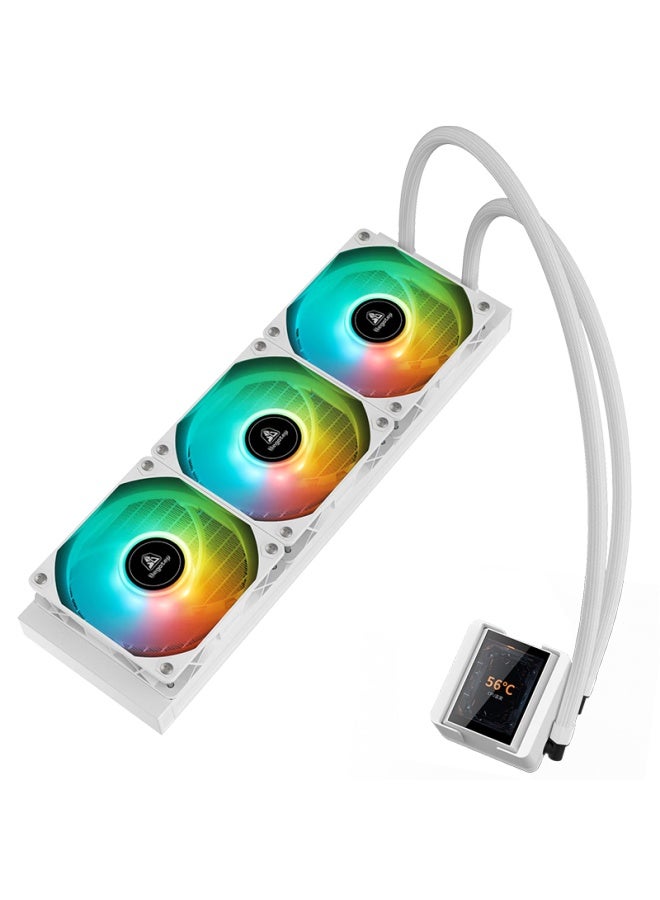 Segotep Ice Cool 360 White Lcd Screen Argb All-in Liquid Cooler - Image 1