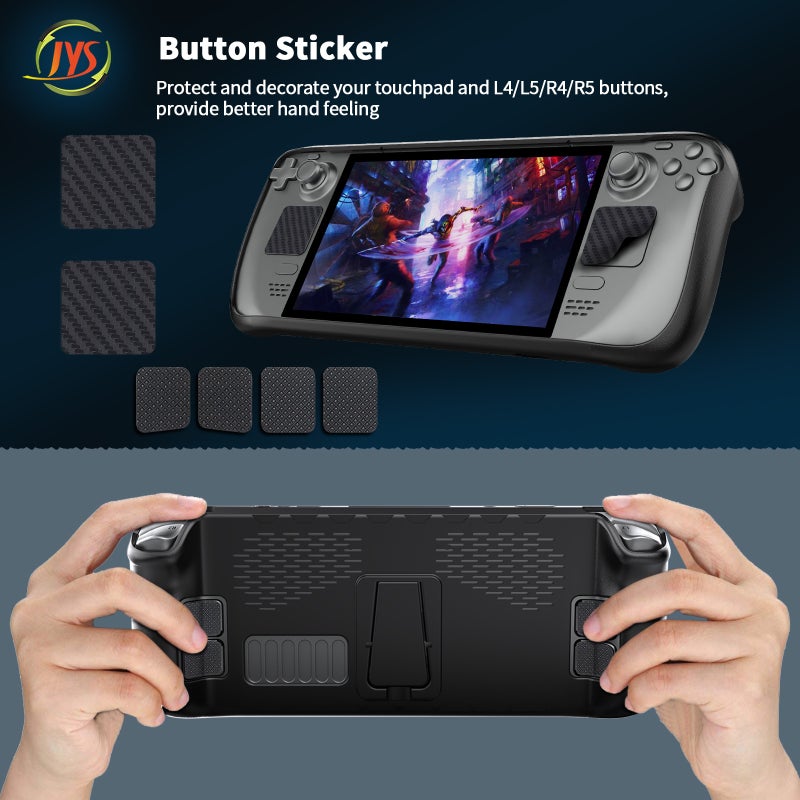 حافظة حماية من TPU مع حامل وملصقات لجهاز Steam Deck - Image 3