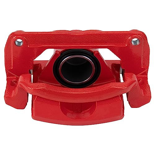 TRQ Front Performance Brake Caliper Set Red Compatible with 2006-2012 Ford Fusion 2007-2012 Lincoln MKZ 2006 Zephyr 2006-2013 Mazda 6 2006-2011 Mercury Milan - Image 5