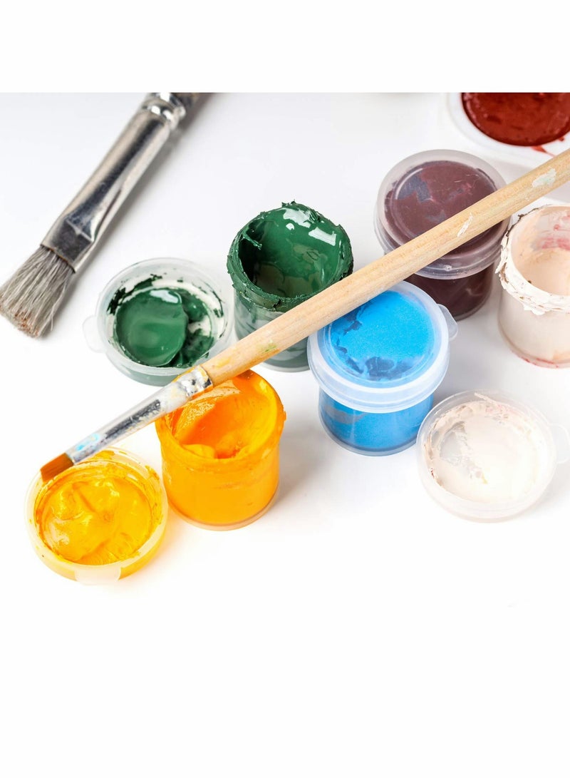 Excefore Plastic Mini Containers with Lids, 50 Pcs Small Paint Cup - Image 3