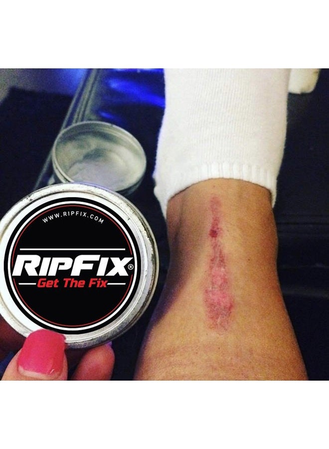 RipFix بلسم إصلاح اليدين لليدين الجافة والمتشققة، مرهم اليدين للجمباز ومتسلقي الصخور، مرهم إصلاح اليدين للرجال والنساء، بلسم الجمباز الفاخر لليدين المجتهدة، علبة كلاسيكية 1.34 أونصة - Image 4