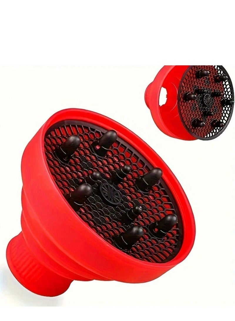 Shein Silicone Hair Diffuser with Steam – Heat Resistant Tool for Defining Wavy & Curly Hair ( Color May Vary ) - Image 4