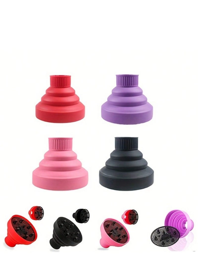 Shein Silicone Hair Diffuser with Steam – Heat Resistant Tool for Defining Wavy & Curly Hair ( Color May Vary ) - Image 3