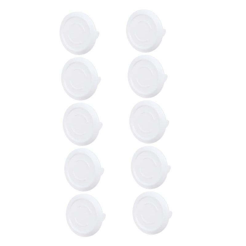 10 Pack Childproof Electrical Outlet Covers Safety Plug Protectors Easy Installation for Home Babyproofing - Image 2