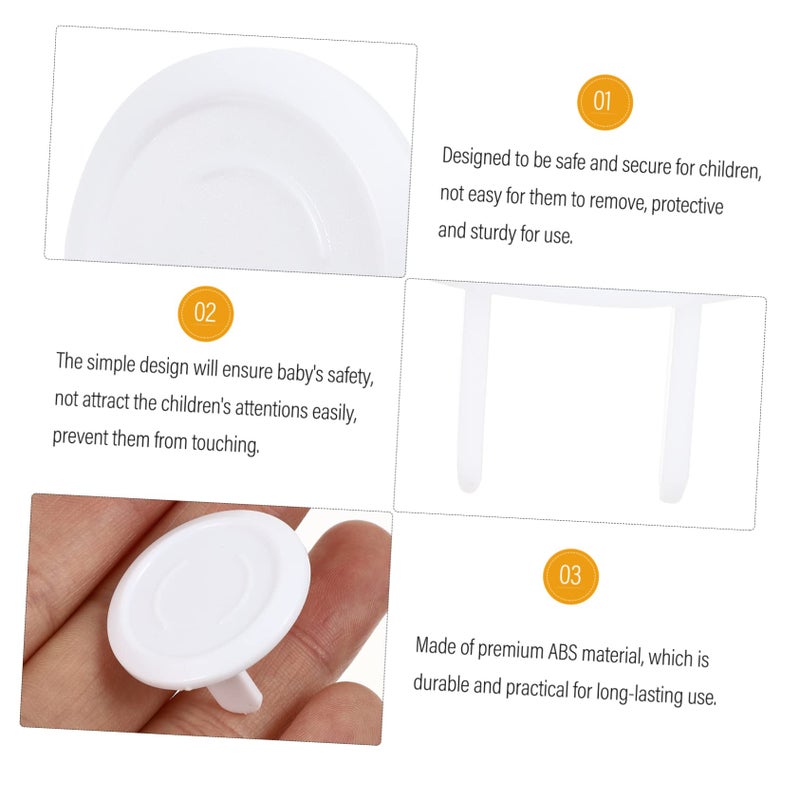 10 Pack Childproof Electrical Outlet Covers Safety Plug Protectors Easy Installation for Home Babyproofing - Image 4