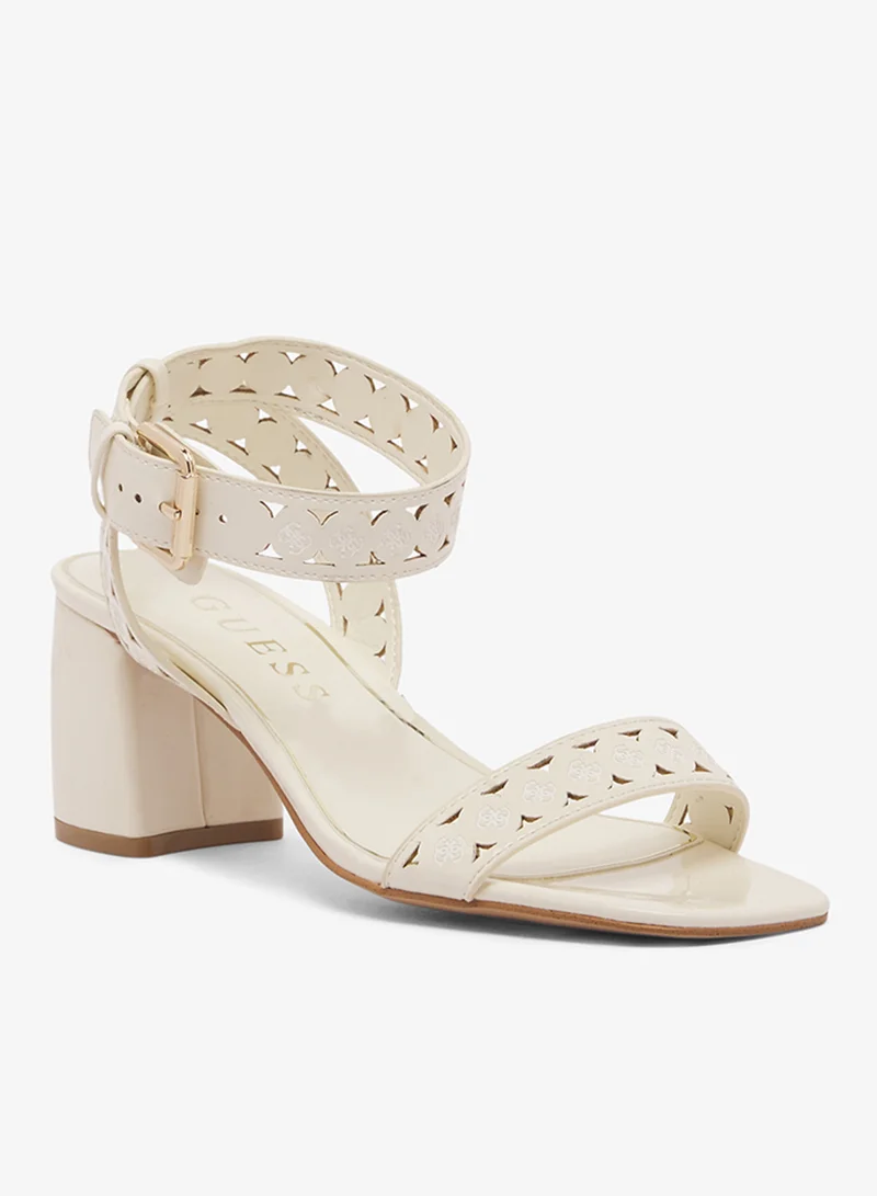 جس Casual Ankle Strap Heeled Sandals