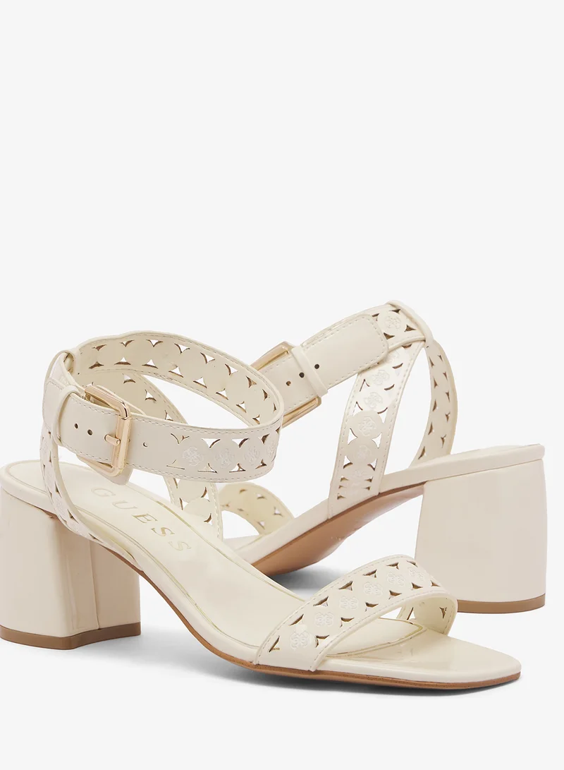 Guess  Casual Ankle Strap Heeled Sandals for Women | Best Price UAE