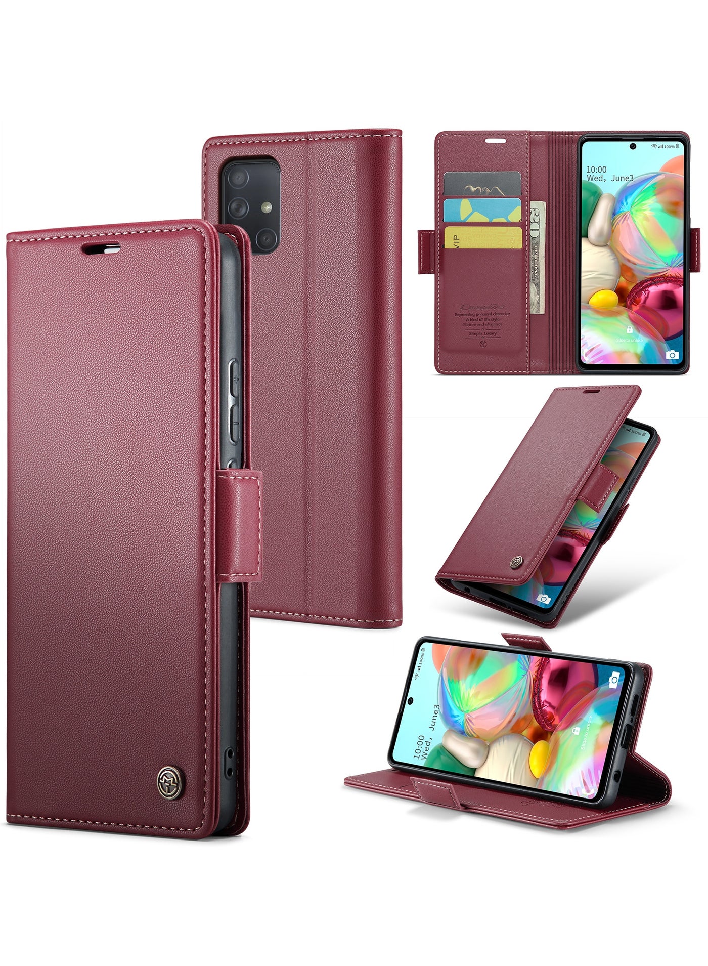 كيس مي Caseme Samsung Galaxy A71 Case puleather