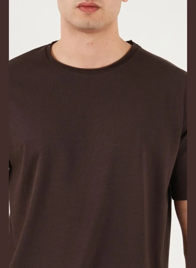 Buratti  Buratti Cotton Regular Fit Crew Neck T-Shirt Men's T-SHIRT 5904074 for Men | Best Price UAE
