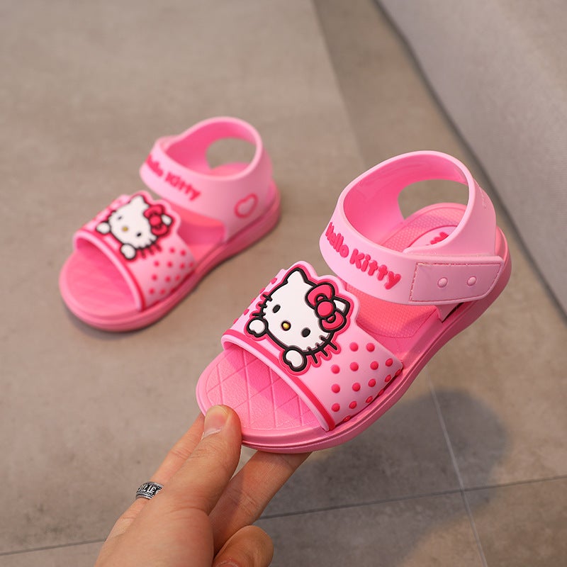 Disney Children'S Slippers Summer Indoor Non-Slip Princess Sandals Soft-Soled Cartoon Boys' Home Outdoor Beach Shoes - Image 1