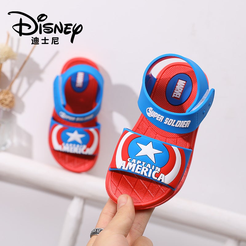 Disney Children'S Slippers Summer Indoor Non-Slip Princess Sandals Soft-Soled Cartoon Boys' Home Outdoor Beach Shoes - Image 5