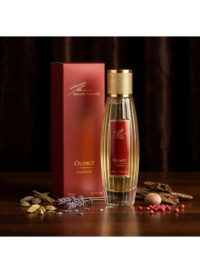 نفاذ للعطور أوديكت 100 مل – عطر فاخر خشبي شرقي طويل الثبات للجنسين – صناعة فرنسية - Image 1