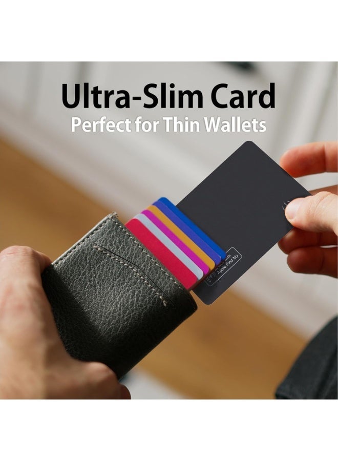 بطاقة تتبع محفظة Eelexa ، جهاز العثور الرقيق القابل لإعادة الشحن ، يعمل مع Apple Find My (iOS فقط) ، موقع البند لعلامات الأمتعة ، جوازات السفر ، الهاتف ، IP68 للماء - Image 5