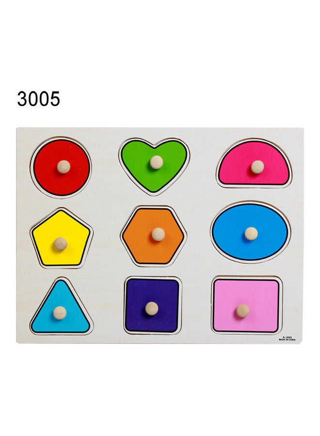 NIBEMINENT Shapes Themed Board Puzzle Set