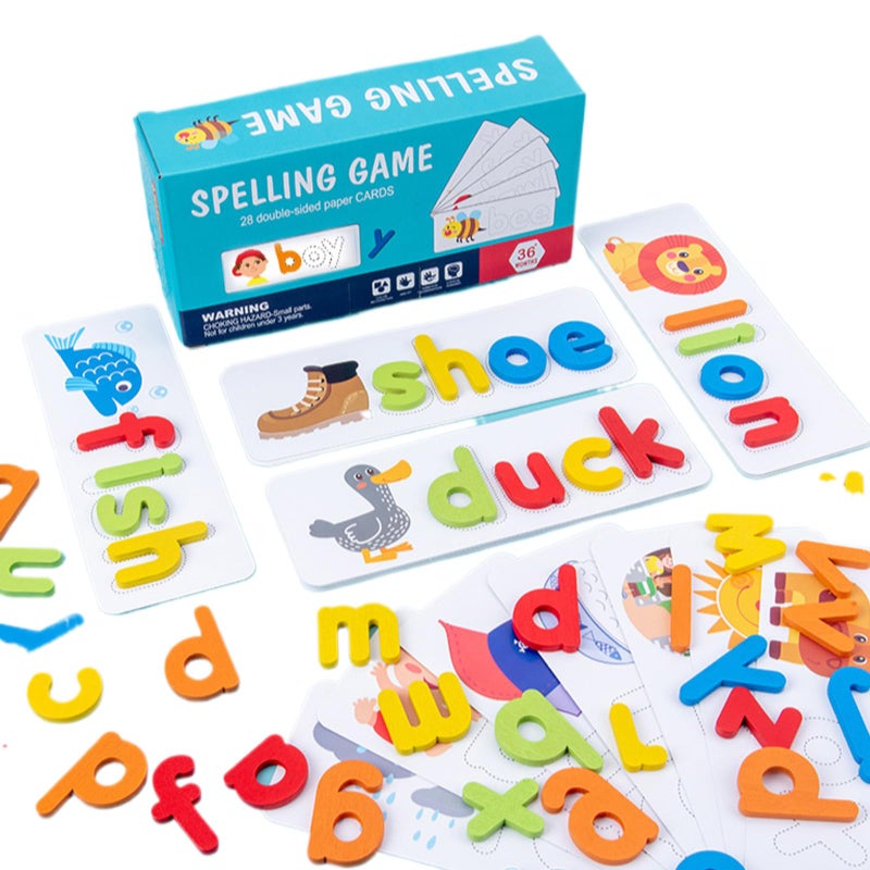 WSKC Alphabet Puzzle Toy Learning Educational Toys Spell Letter Matching Game for Preschool Toddlers Kids Christmas Birthday Gifts - Image 3