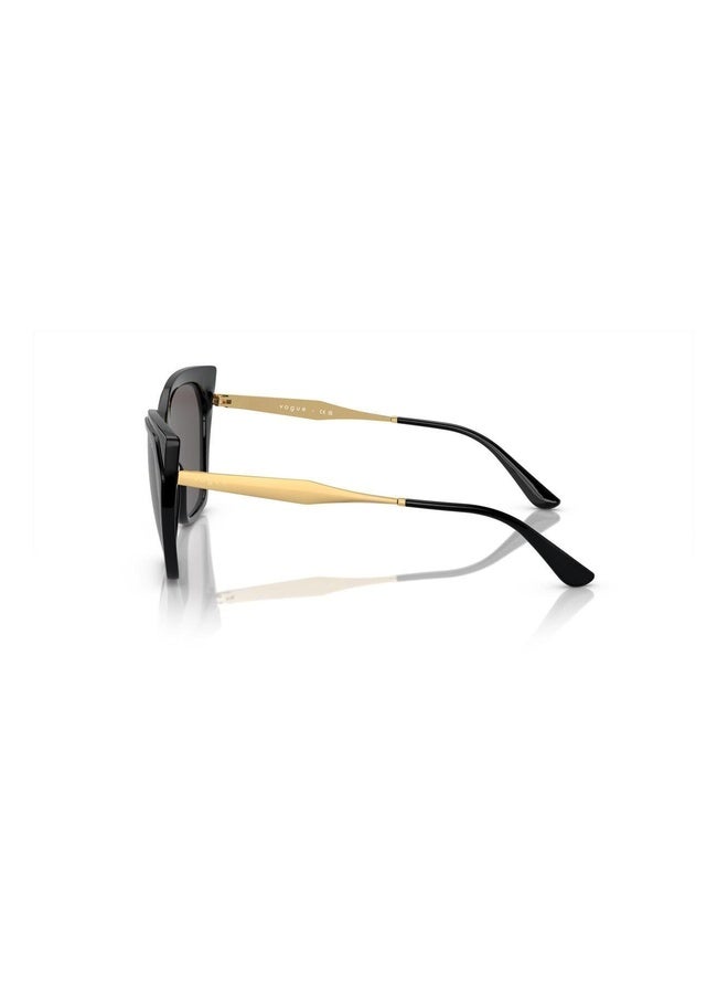 Vogue Woman CAT EYE  SUNGLASSES- VO 5521S - lense size:57mm - BLACK - Image 2