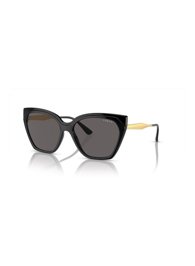 Vogue Woman CAT EYE  SUNGLASSES- VO 5521S - lense size:57mm - BLACK - Image 1