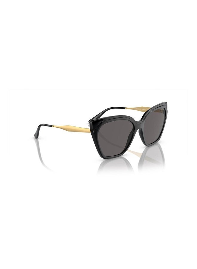 Vogue Woman CAT EYE  SUNGLASSES- VO 5521S - lense size:57mm - BLACK - Image 4