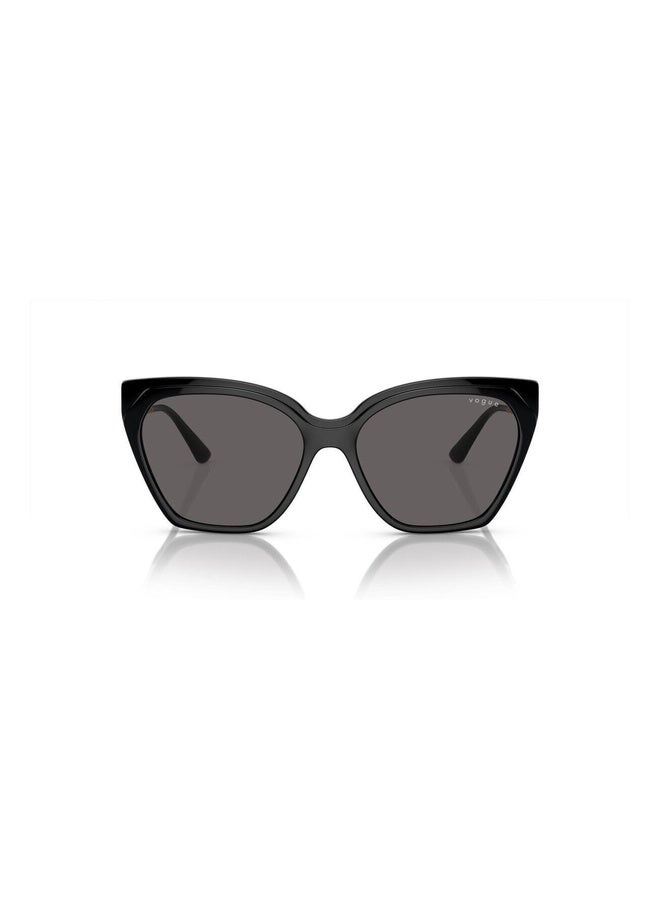 Vogue Woman CAT EYE  SUNGLASSES- VO 5521S - lense size:57mm - BLACK - Image 5